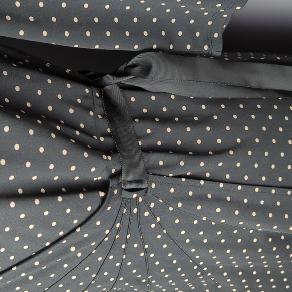 Ann Taylor LOFT polka dot wrap dress. Size 8P - Picture 7 of 8